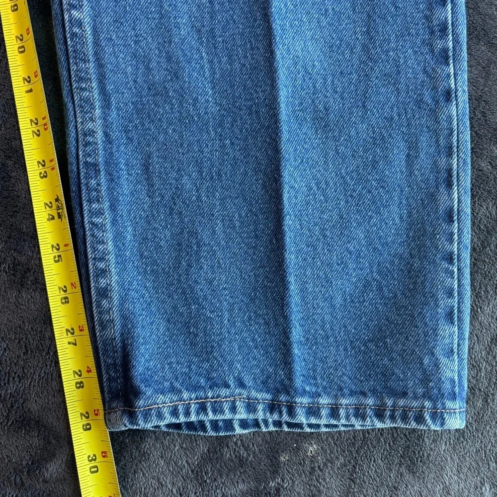 Wrangler Authentic Jeans Menswear Size 38x30 Denim Pants Classic Fit Blue